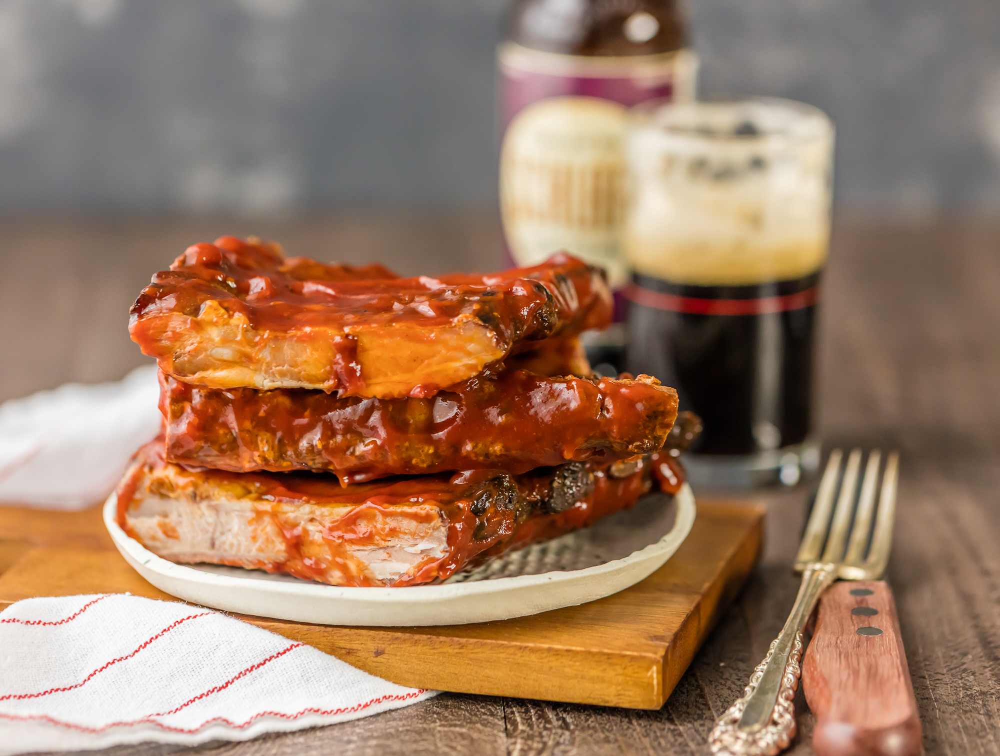 Parboiling baby outlet back ribs